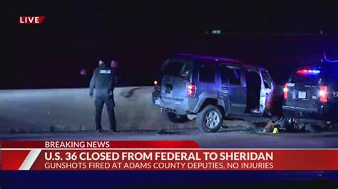 US 36 closed due to deputy-involved shooting